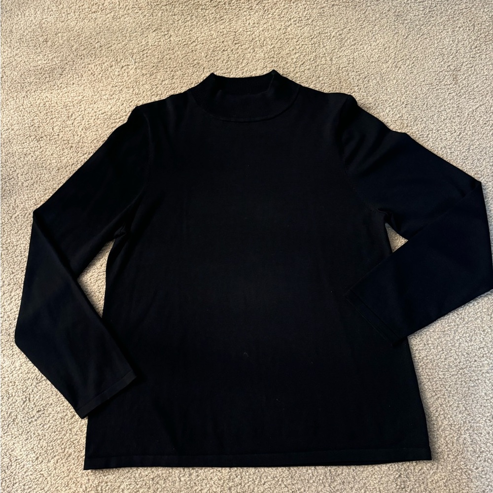 Pendleton Black Turtleneck Sweater - image 1